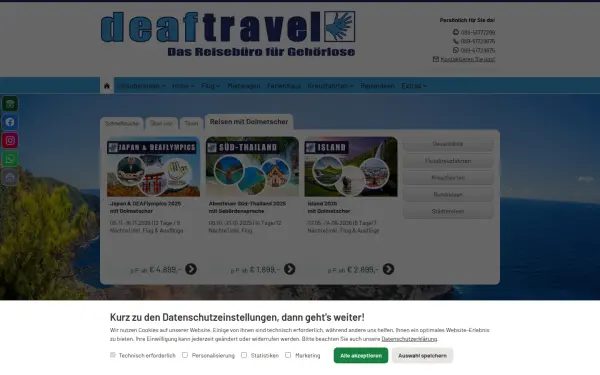 www.deaftravel.de