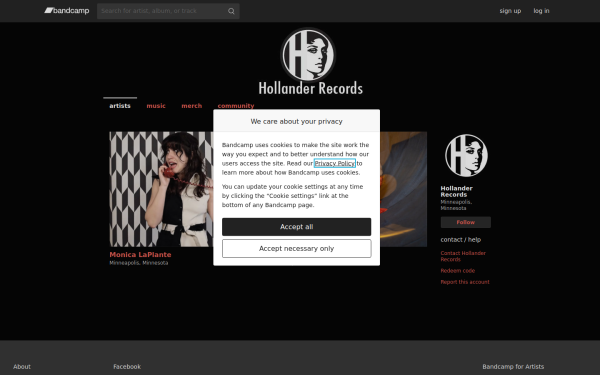 hollanderrecordsmpls.bandcamp.com
