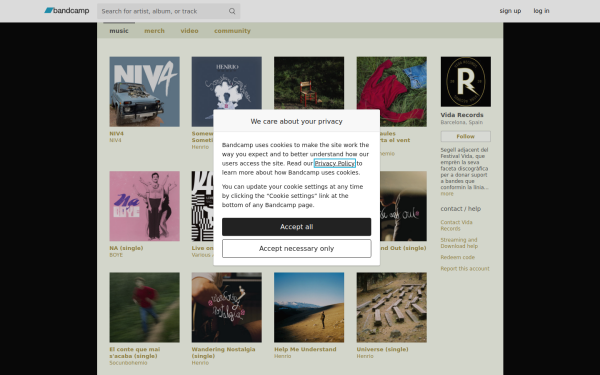 vidarecords.bandcamp.com