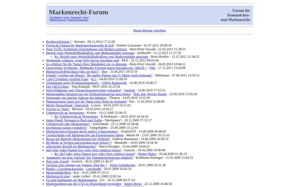 markenrecht-forum.de