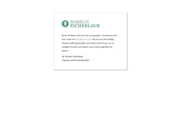 www.markuseichenlaub.de