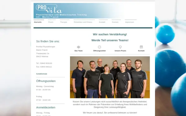 www.provitaphysiotherapie.de