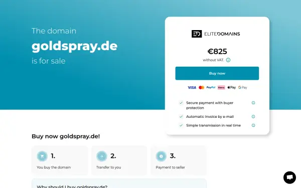 goldspray.de