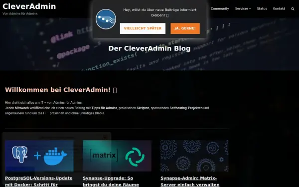 www.cleveradmin.de