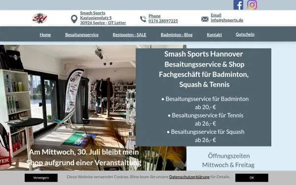 badminton-shsports.de