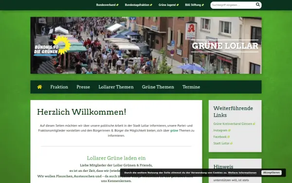 www.gruene-lollar.de