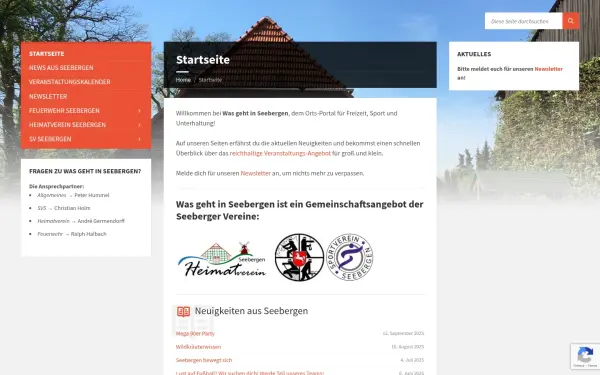 www.was-geht-in-seebergen.de