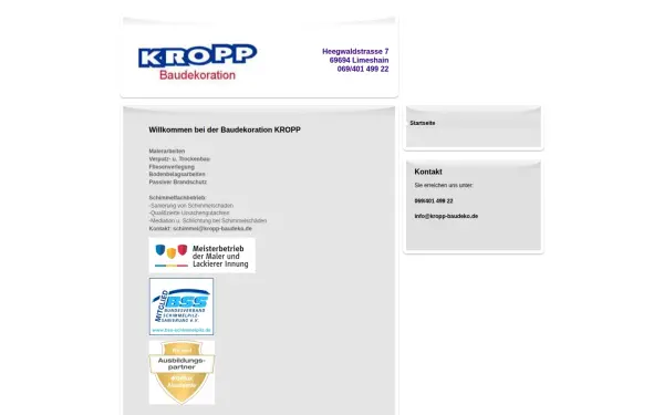 www.kropp-baudeko.de