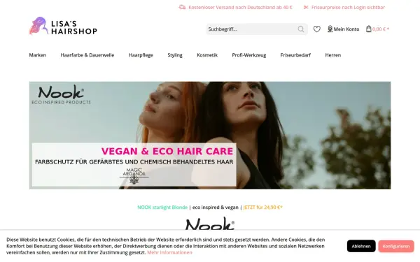www.lisas-hairshop.de