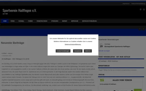 www.svhailfingen.de