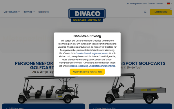 www.golfcart-mieten.de