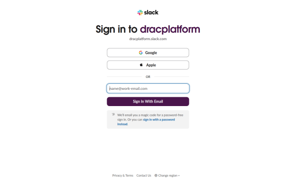 dracplatform.slack.com
