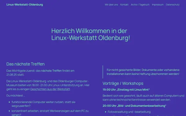 www.linux-werkstatt-oldenburg.de