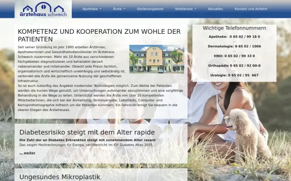 www.aerztehausschweich.de