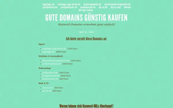 www.freiedomainsfinden.de