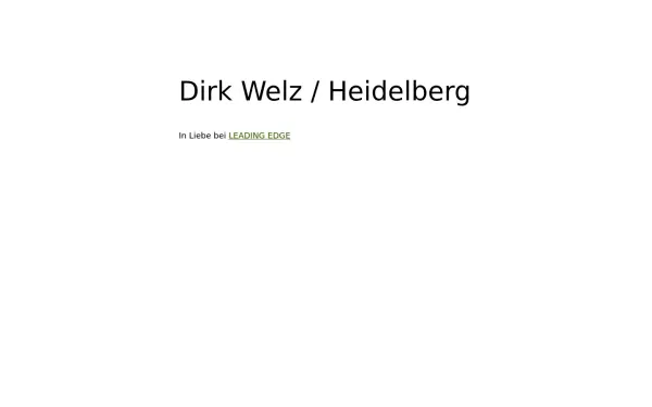 dirkwelz.com