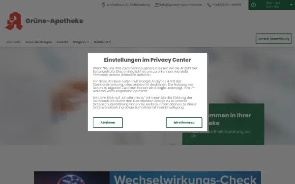 www.grueneapotheke-bedburg-app.de