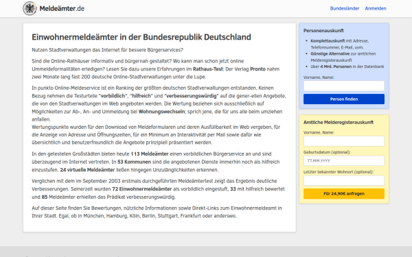 www.meldeaemter.de