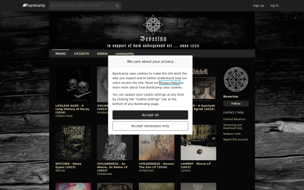 beverina.bandcamp.com