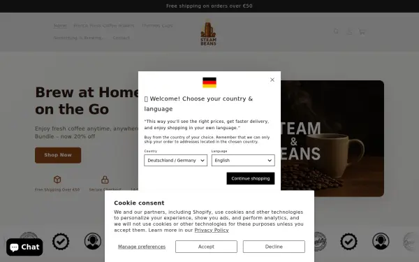 www.steamnbeans.com