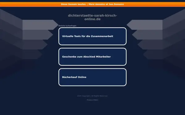 dichterstaette-sarah-kirsch-online.de