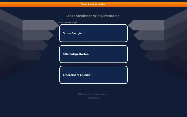 dezentraleenergiesysteme.de