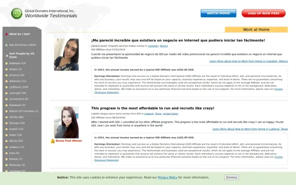 testimonials.ws