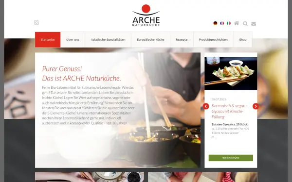 www.arche-naturkueche.de
