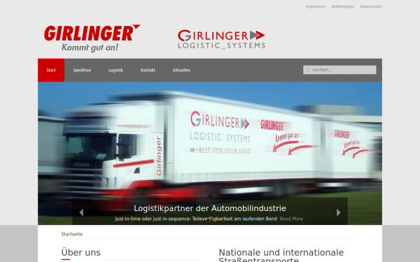 girlinger-logistics.de