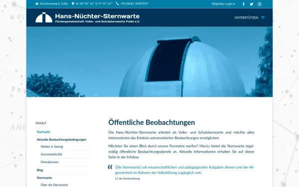 www.sternwarte-fulda.de