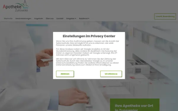 www.apothekezunsweier-app.de