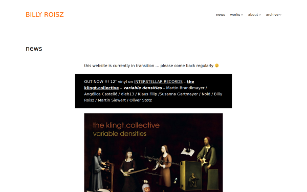 billyroisz.klingt.org
