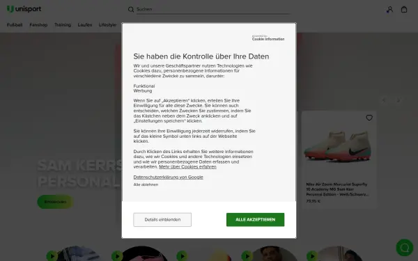 www.unisportstore.de