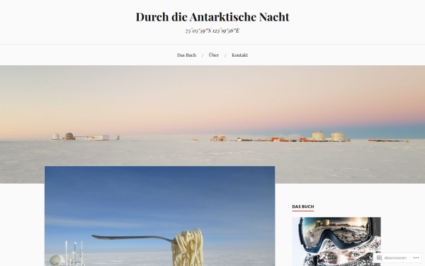 durchdieantarktischenacht.com
