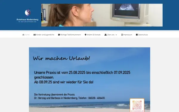 aerztehausniedernberg.de