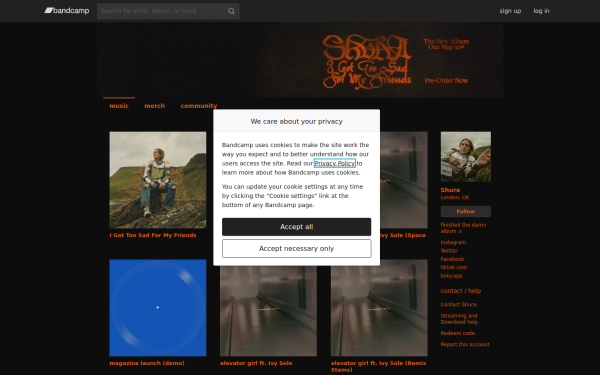 shura.bandcamp.com