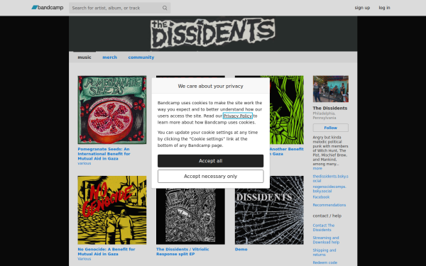 thedissidents.bandcamp.com