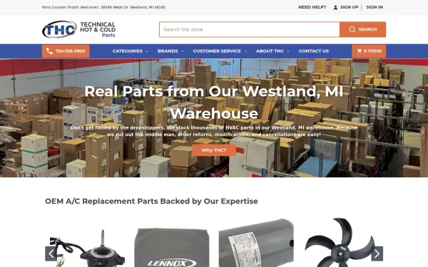www.technicalhotandcoldparts.com