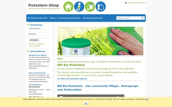 www.putzstein-shop.de