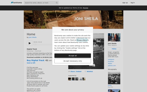 jonisheila.bandcamp.com