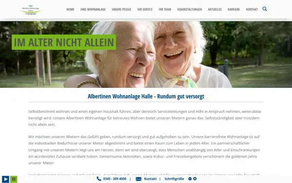 www.albertinen-wohnanlage.de