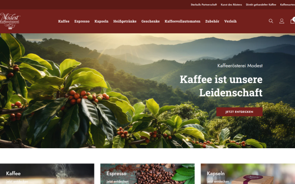 www.modest-kaffeeroesterei.de