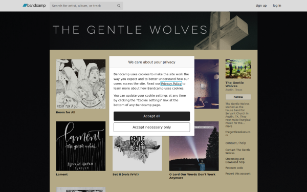 gentlewolves.bandcamp.com
