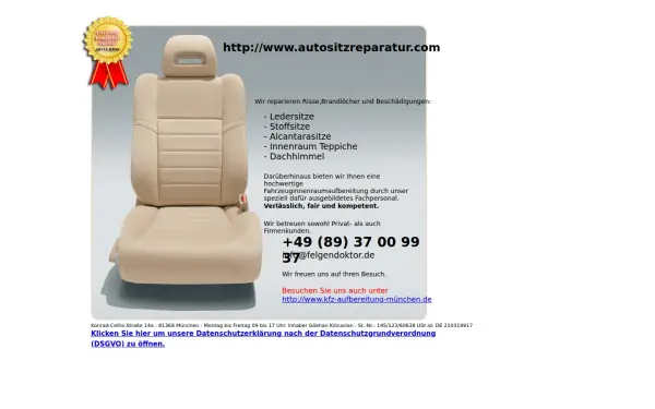 autositzreparatur.com