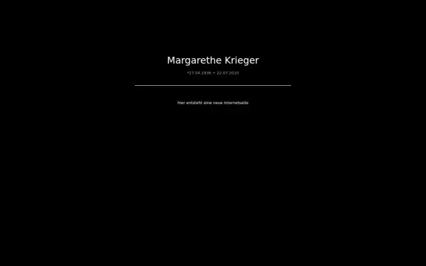 margarethe-krieger.de