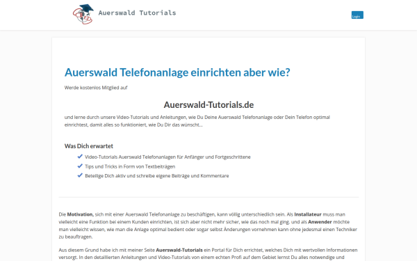 www.auerswald-tutorials.de
