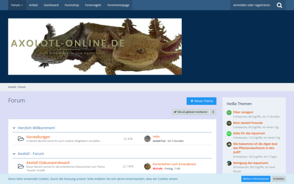 www.axolotlforum.de