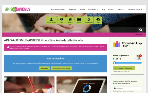 www.adhs-autismus-adressen.de