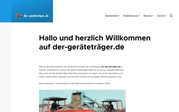 www.der-geraetetraeger.de