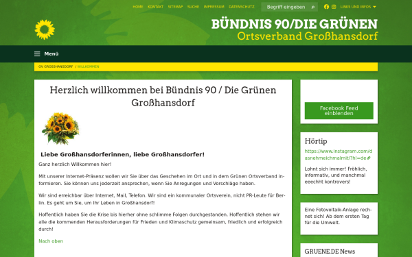 www.gruene-grosshansdorf.de